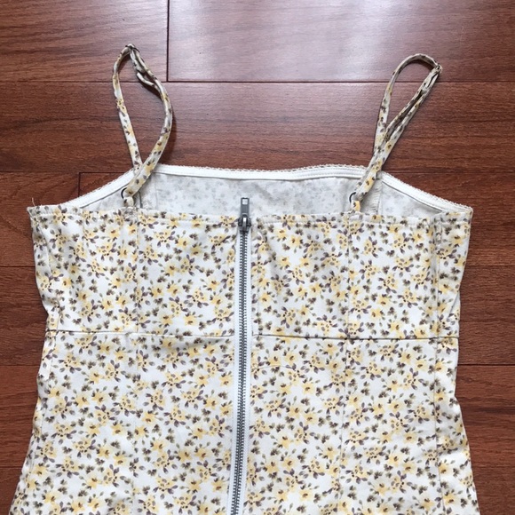 wild fable yellow floral dress - Picture 4 of 5